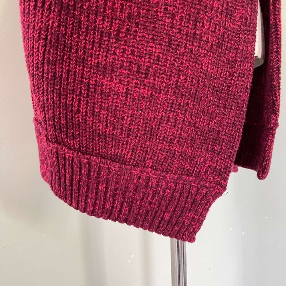 Free People Red High Hopes open front cardigan size Medium preowned - Picture 3 of 5